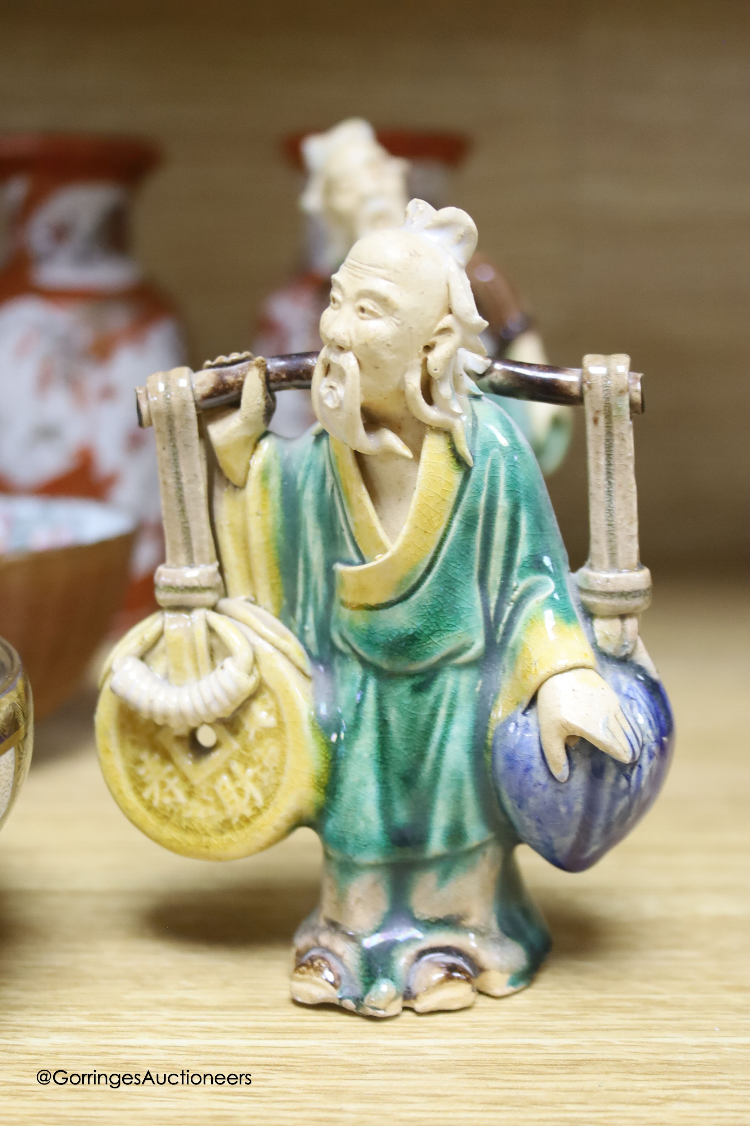 A quantity of mixed Chinese and Japanese ceramics, 19th century and later